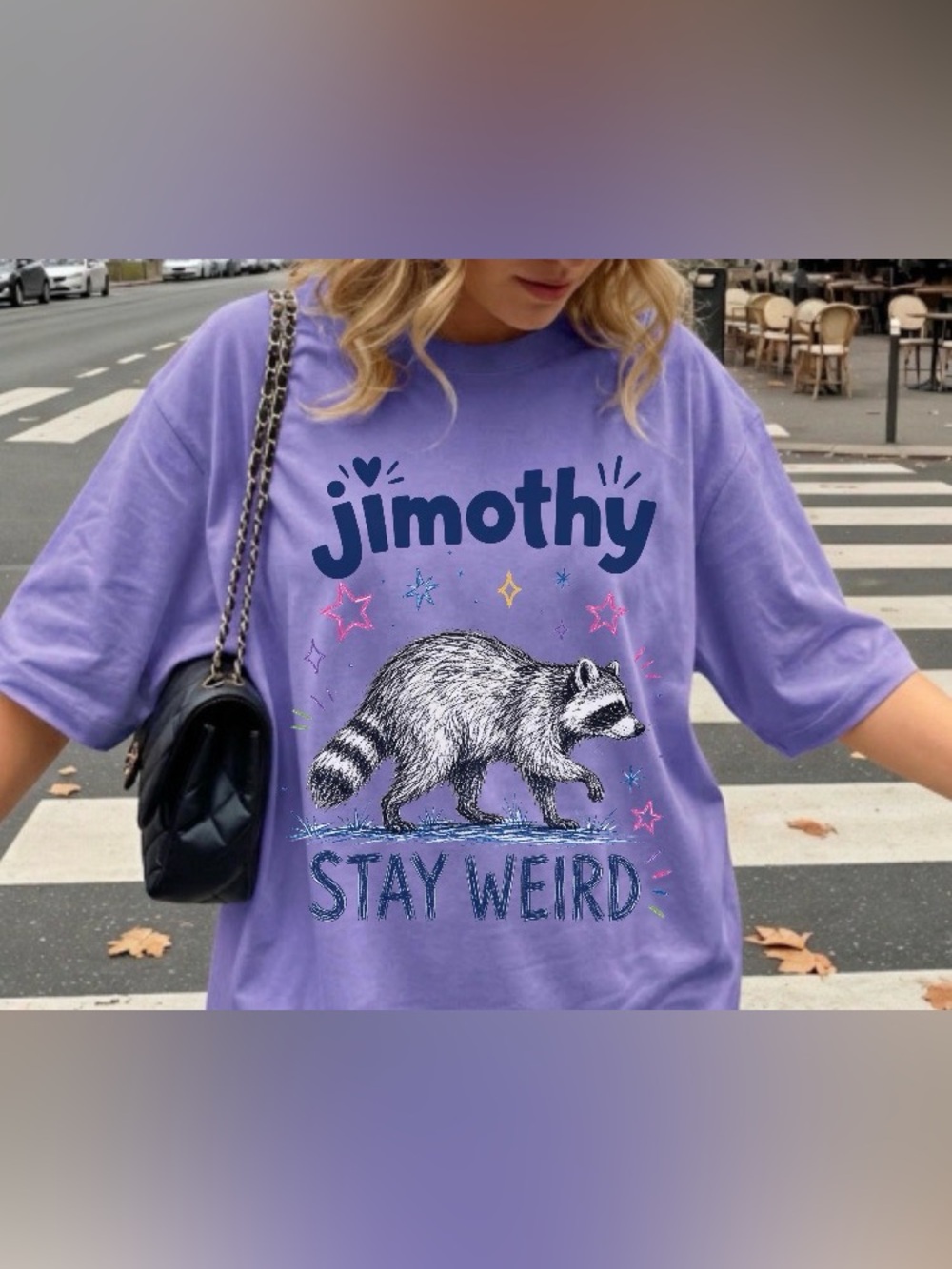 Jimothy Raccoon Comfort Color T-Shirt, Funny Animal Lover Graphic Tee